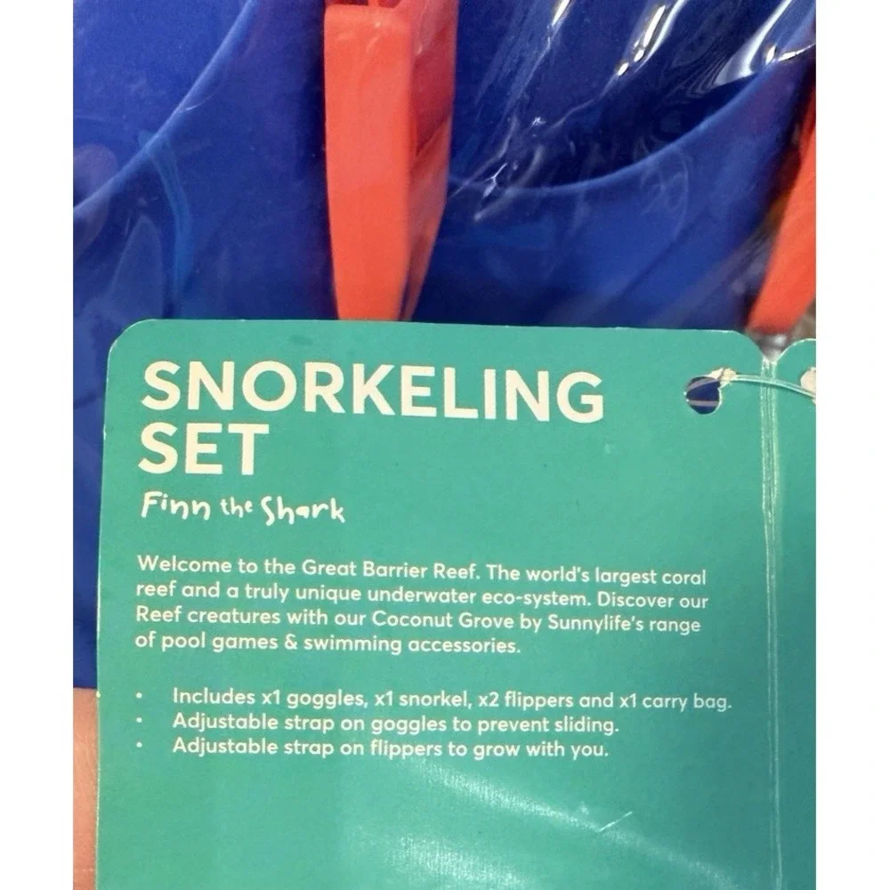 Clear Summer Tote - Kid's Snorkel Set, Mini Pool, Beach Balls & Speedo Swim Mask